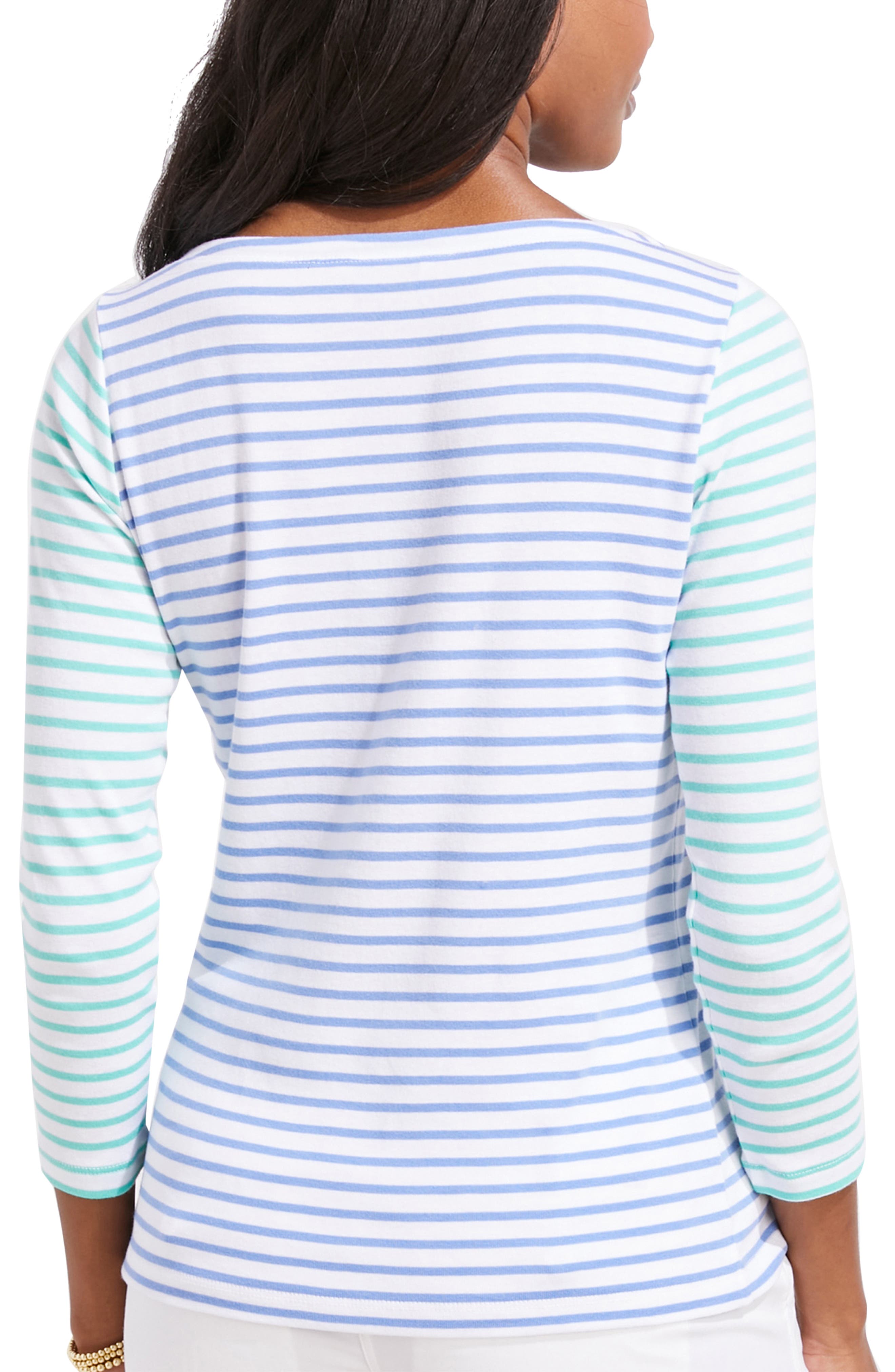 Fashion Women Backless Shirt Long Sleeve Color Block Striped Hoodie Tops 6N